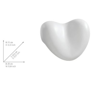 WENKO 18936100-kudde TROPIC 25x20,5 cm vit