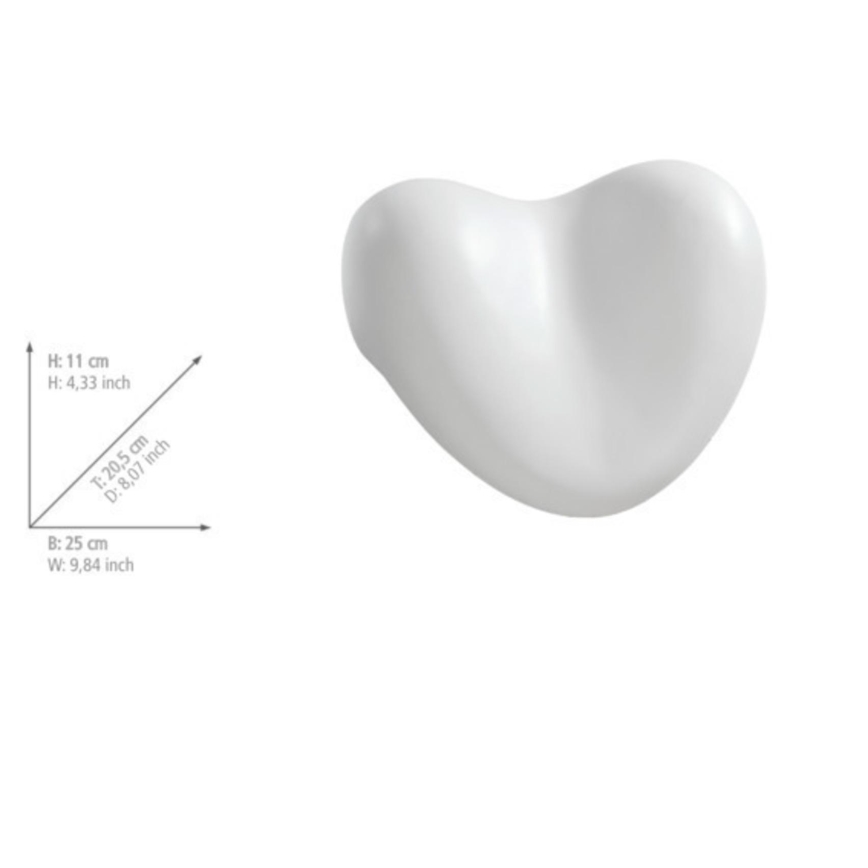 WENKO 18936100-kudde TROPIC 25x20,5 cm vit