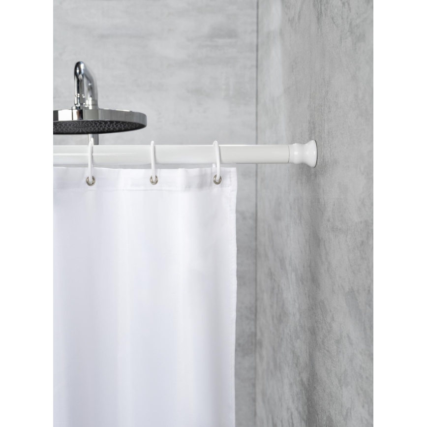 WENKO 19206100 - Duschstång FLEX 110 cm vit