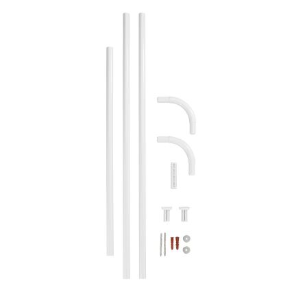WENKO 19214100 - Universalstång 2x2 cm vit