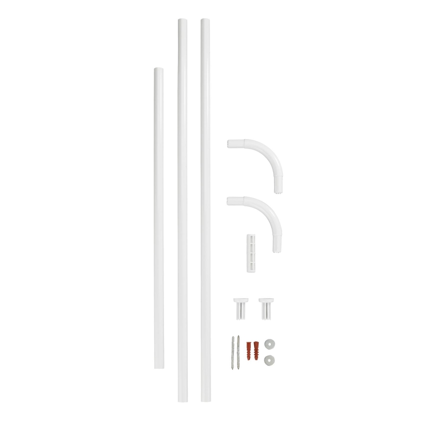 WENKO 19214100 - Universalstång 2x2 cm vit