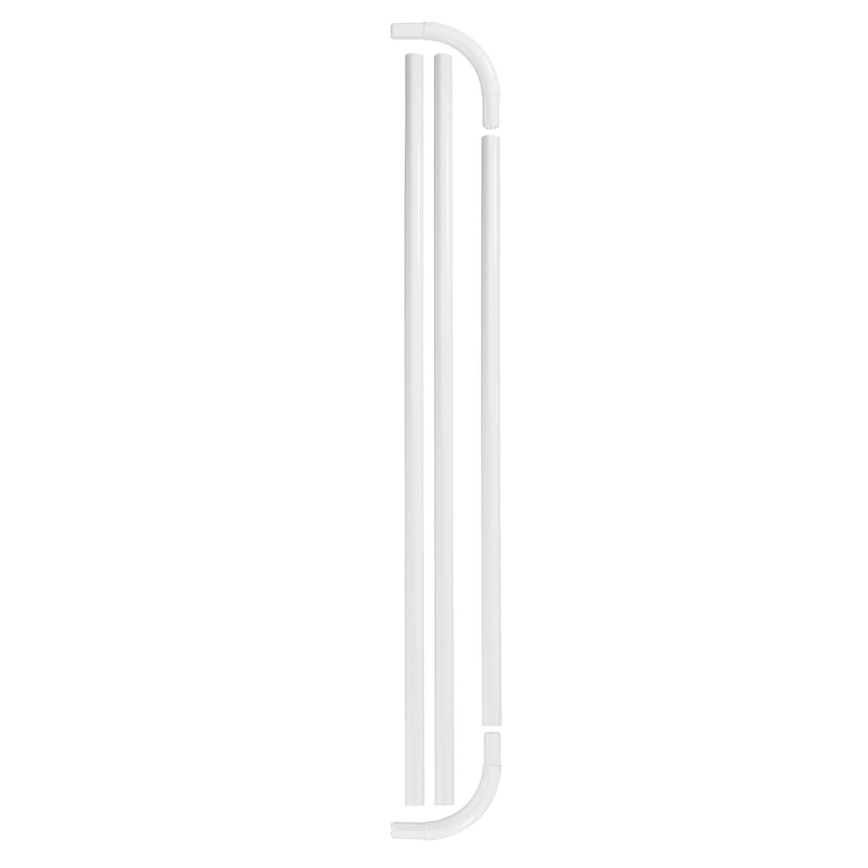 WENKO 19214100 - Universalstång 2x2 cm vit