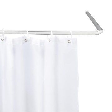 WENKO 19215100 - Stångfäste UNIVERSAL 2x2 cm krom/vit