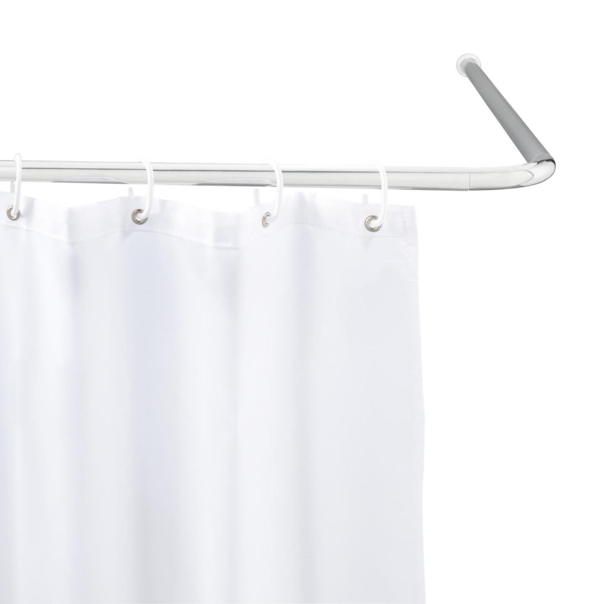 WENKO 19215100 - Stångfäste UNIVERSAL 2x2 cm krom/vit