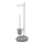 WENKO 19494100 - WC-borste PEBBLE STONE 23,5x70 cm blank krom/grå/satin