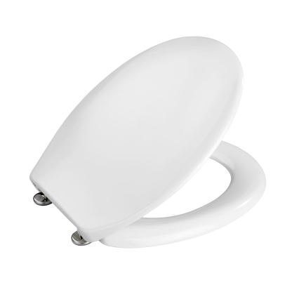 WENKO 19539100-WC WC-sits VIGONE 37,5x45 cm vit/silver