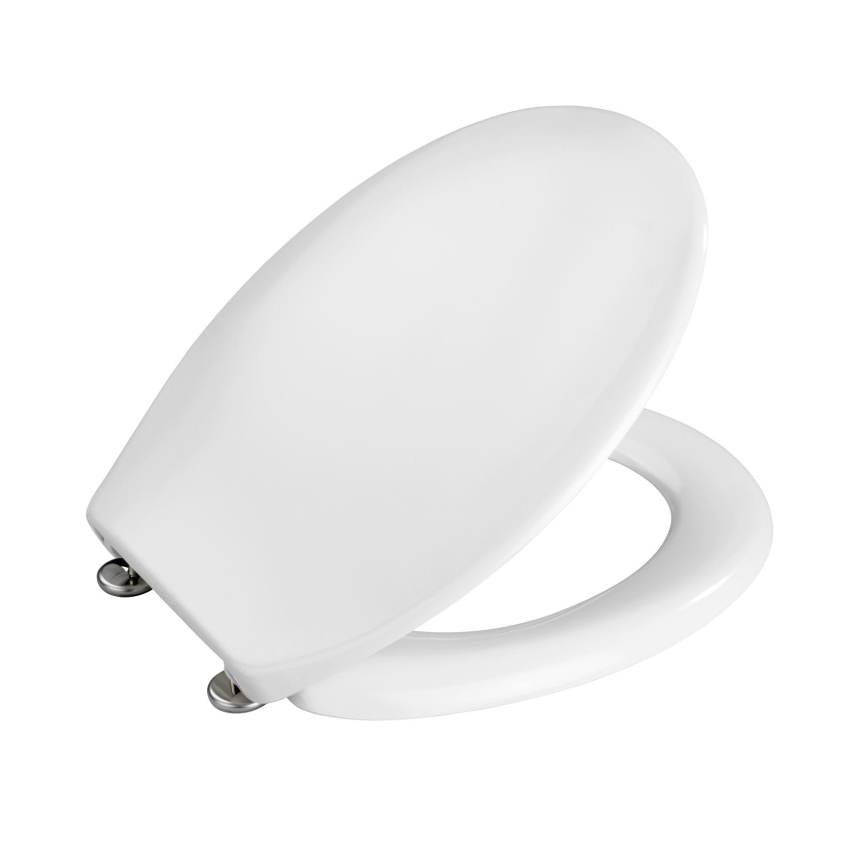 WENKO 19539100-WC WC-sits VIGONE 37,5x45 cm vit/silver