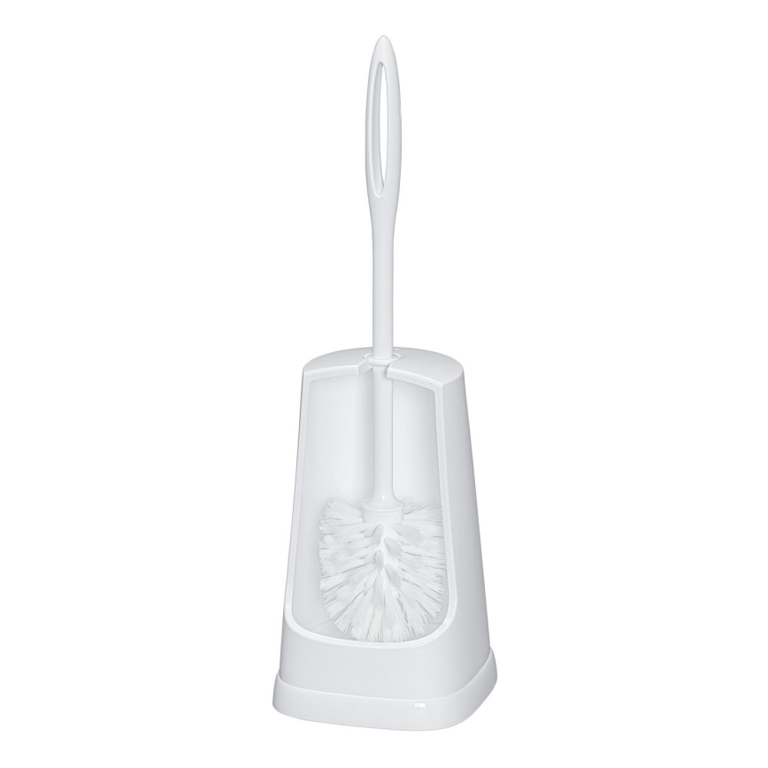 WENKO 19607100 - Toalettborste SIMPLE 12,5x40 cm vit