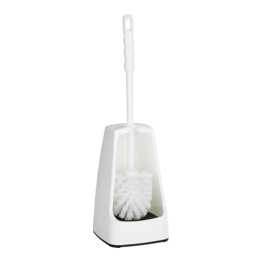 WENKO 19607100 - Toalettborste SIMPLE 12,5x40 cm vit