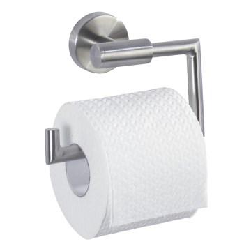 WENKO 19612100 - Toalettpappershållare BOSIO MATT 15x10,5 cm rostfritt stål/silver