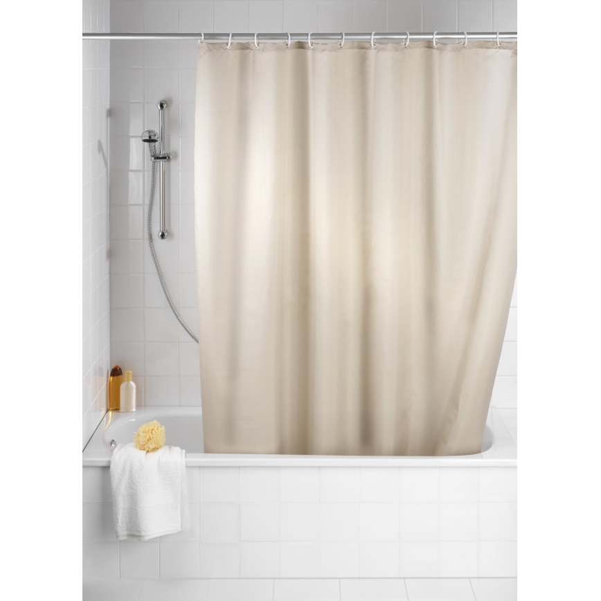 WENKO 20045100 - Duschdraperi 180x200 cm beige