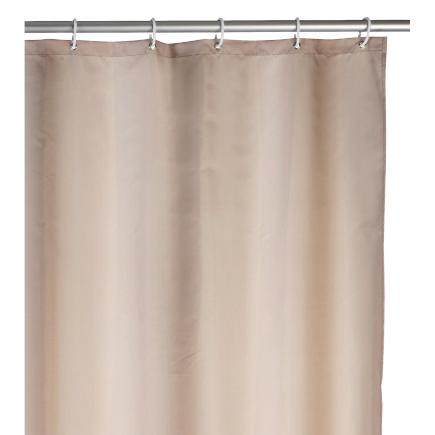 WENKO 20045100 - Duschdraperi 180x200 cm beige