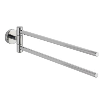 WENKO 20213100 - Handdukshållare BOSIO SHINE 43x9 cm rostfritt stål/silver