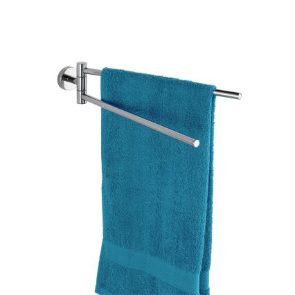WENKO 20213100 - Handdukshållare BOSIO SHINE 43x9 cm rostfritt stål/silver