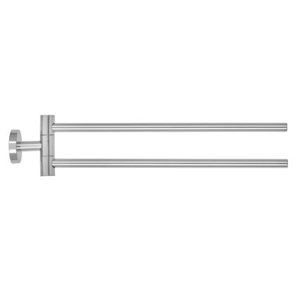 WENKO 20213100 - Handdukshållare BOSIO SHINE 43x9 cm rostfritt stål/silver