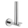 WENKO 20218100 - Toalettpappershållare BOSIO SHINE 8 x 12,5 cm, rostfritt stål/silver