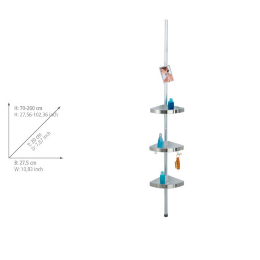WENKO 20349100-Hörnelement PREMIUM 27,5x260 cm satin