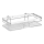 WENKO 20409100 - Premiumhylla i rostfritt stål 24 x 13,5 cm, silverfärgad