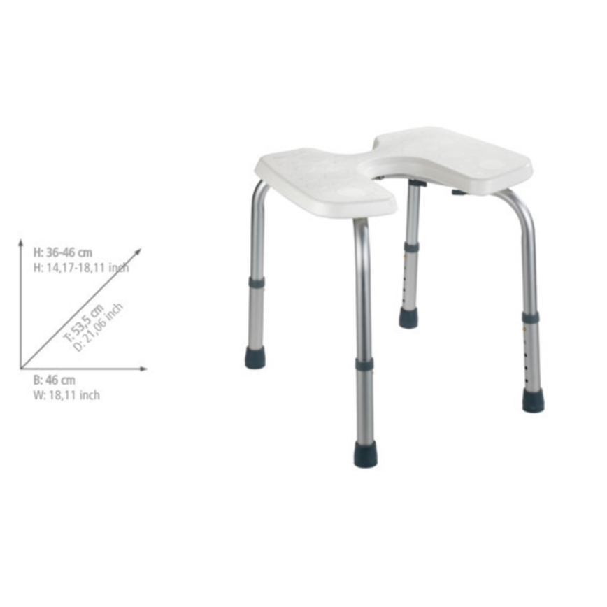 WENKO 206051100-Pall SECURA 46x53,5 cm vit/silver