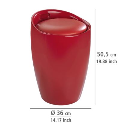 WENKO 20624100 - Pall CANDY 36x50,5 cm röd/svart