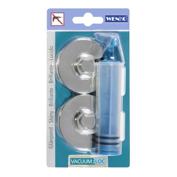 WENKO 20643100 – Adapter CLA+PREM+STYLE AD VL 6x2,8 cm polerad krom