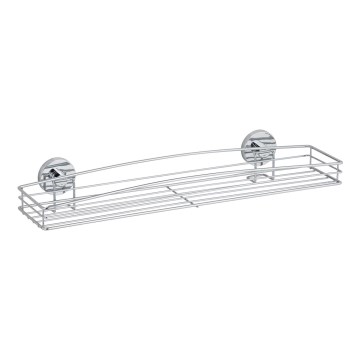 WENKO 20884100-Hylla VACUUM-LOC MILAZZO 51x15,2 cm blank krom