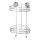 WENKO 20885100 - Hörnhylla VACUUM-LOC RUND STÅL 24,5x41 cm blank krom