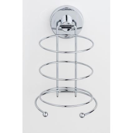 WENKO 20896100-Hårtorkshållare VACUUM-LOC MILAZZO 12x17 cm blank krom