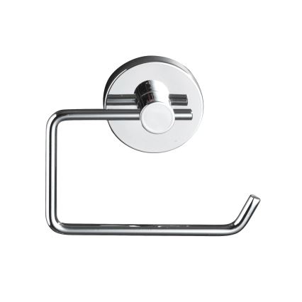 WENKO 20899100-Toalettpappershållare VACUUM-LOC MILAZZO 13x10,5 cm blank krom