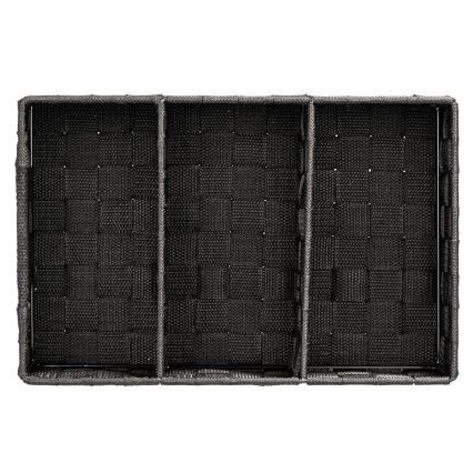 WENKO 20978100 - Organizer ADRIA 32x21 cm svart