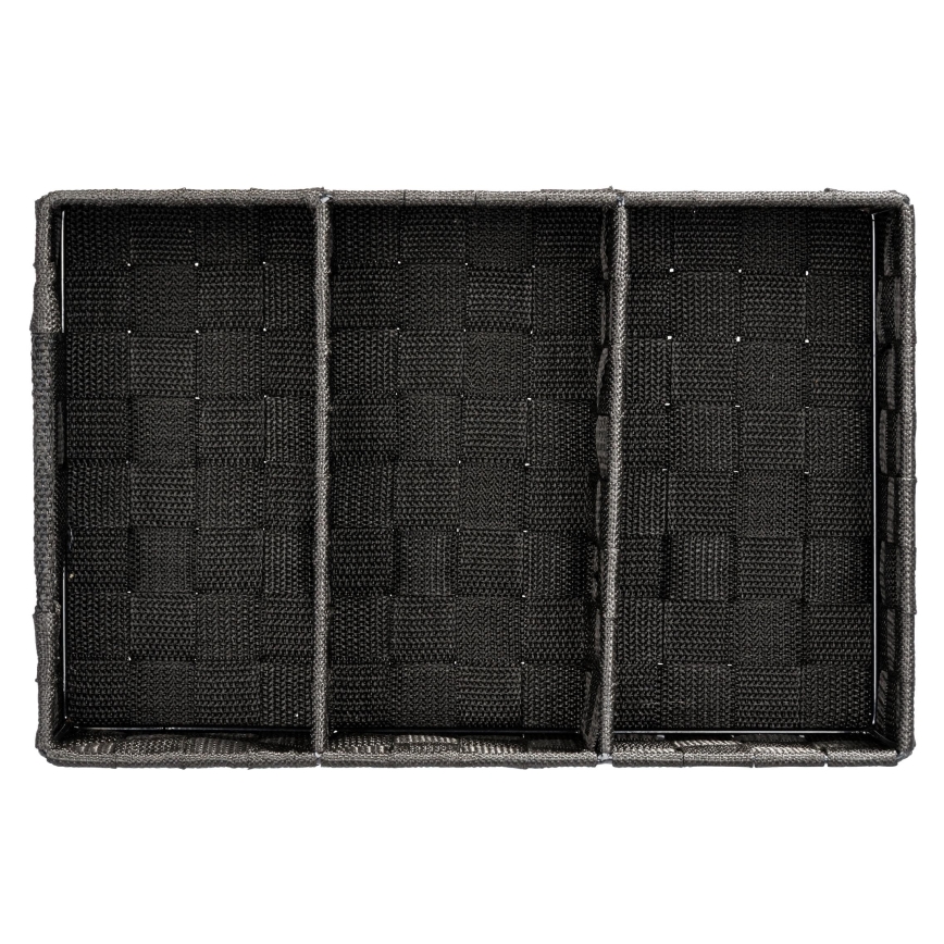 WENKO 20978100 - Organizer ADRIA 32x21 cm svart