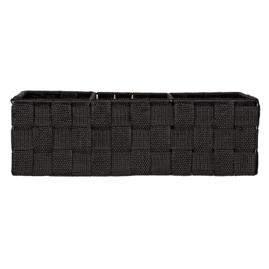 WENKO 20978100 - Organizer ADRIA 32x21 cm svart