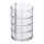WENKO 20990100 - Förvaringsorganiserare TOWER 11,5 x 17,5 cm, genomskinlig