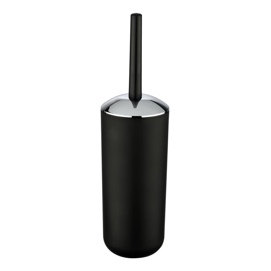 WENKO 21210100 - WC-borste BRASIL 10x37 cm svart/blank krom