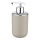 WENKO 21219100 - Tvålpump BRASIL 7,3x16,5 cm beige/blank krom