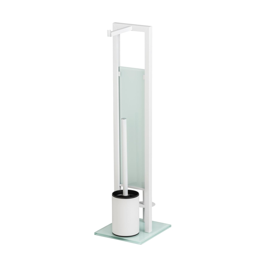 WENKO 21565100 - WC-borste RIVALTA 18x70 cm vit/svart