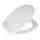 WENKO 21901100-WC toalettsits KOS 44x37 cm vit/silver