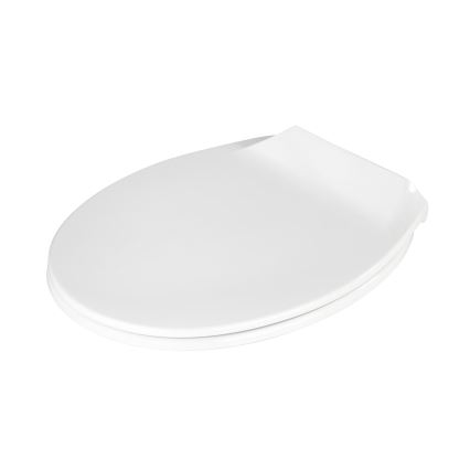 WENKO 21901100-WC toalettsits KOS 44x37 cm vit/silver