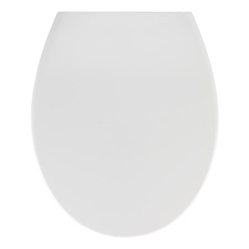 WENKO 21903100-WC toalettsits SAMOS 44,5x37,5 cm vit/silver