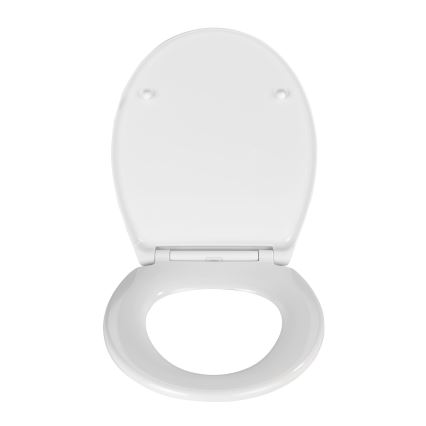 WENKO 21903100-WC toalettsits SAMOS 44,5x37,5 cm vit/silver