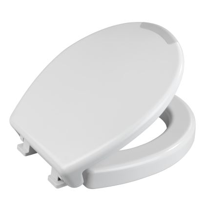 WENKO 21905100-Toalettsits SECURA 37x44 cm vit/grå