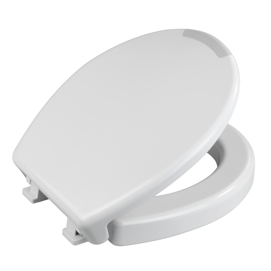 WENKO 21905100-Toalettsits SECURA 37x44 cm vit/grå