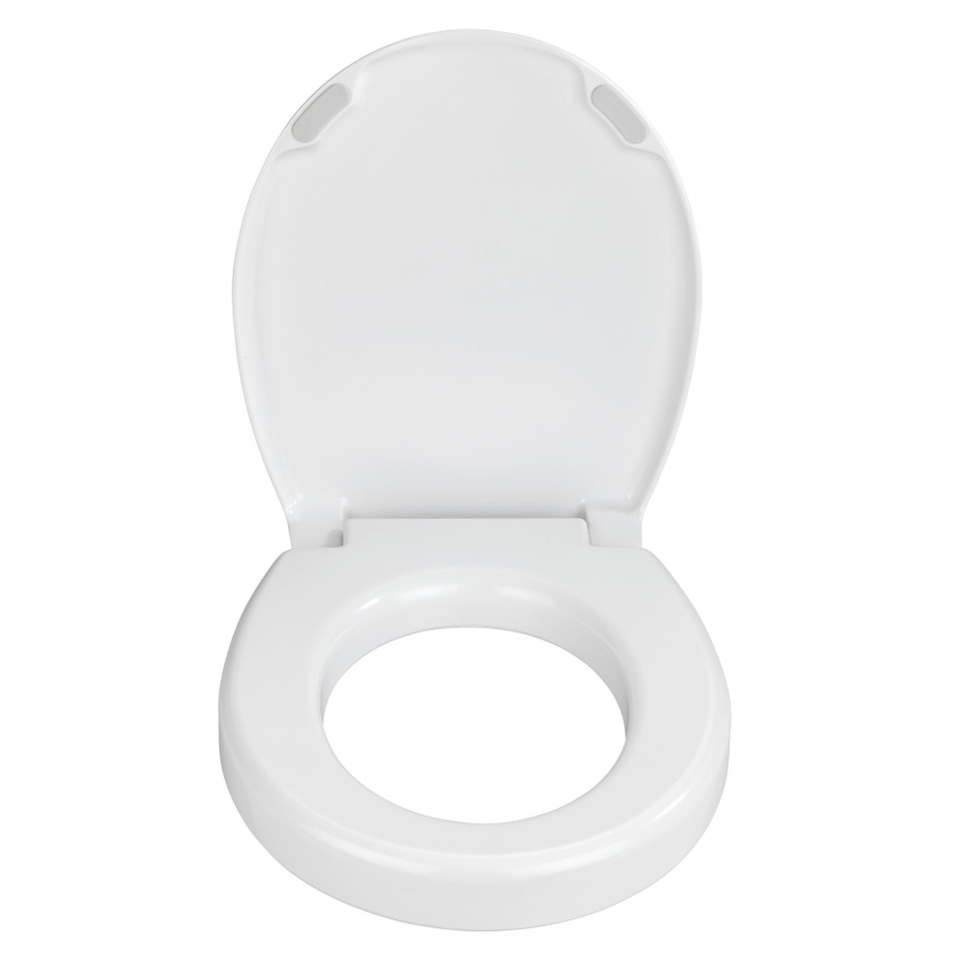 WENKO 21905100-Toalettsits SECURA 37x44 cm vit/grå