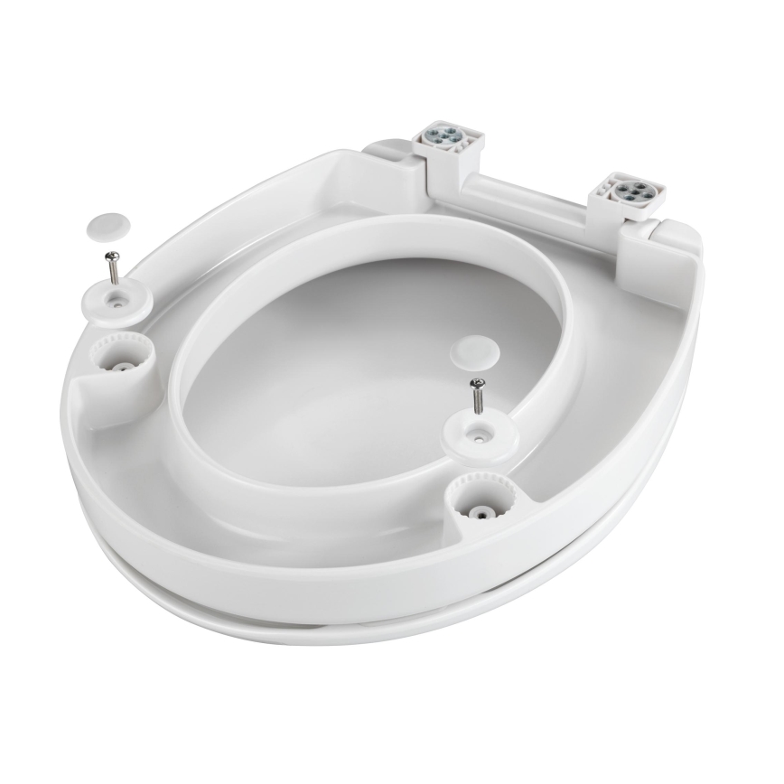 WENKO 21905100-Toalettsits SECURA 37x44 cm vit/grå