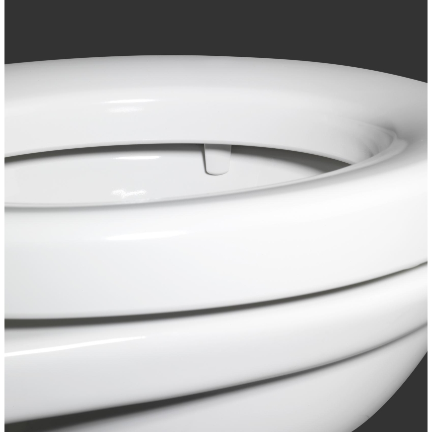 WENKO 21905100-Toalettsits SECURA 37x44 cm vit/grå