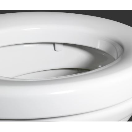 WENKO 21905100-Toalettsits SECURA 37x44 cm vit/grå