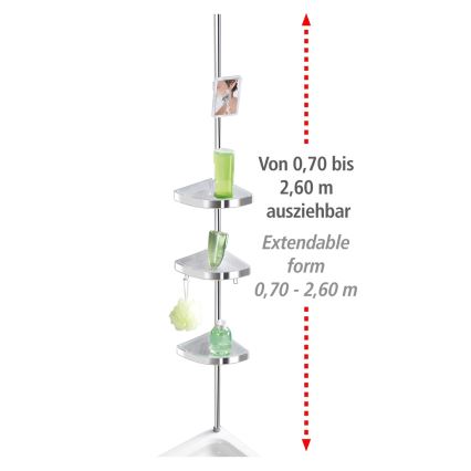 WENKO 22124100-Hörnelement PREMIUM 27,5x260 cm silver