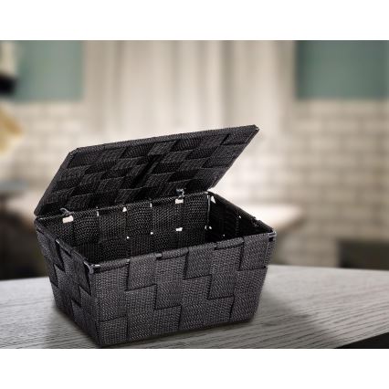 WENKO 22197100 - Korg ADRIA 19x14 cm svart