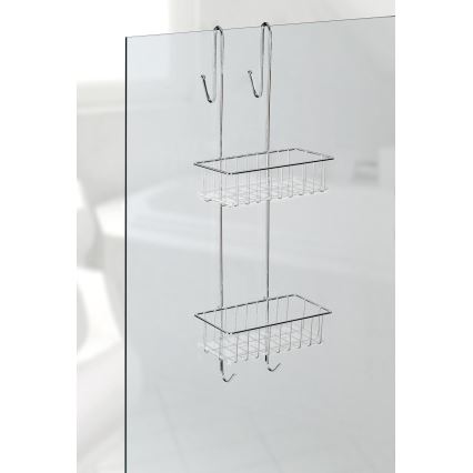 WENKO 22213100 - Ställ ALDO 24,5x70 cm rostfritt stål/silver