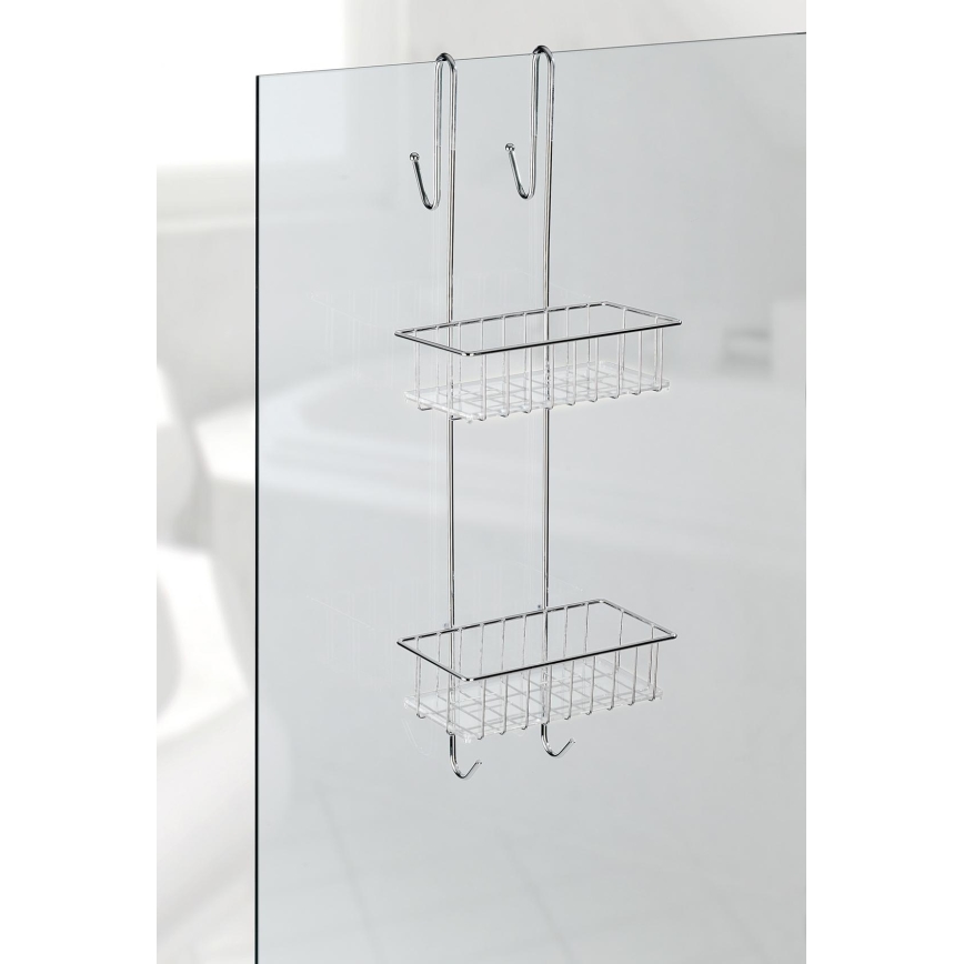 WENKO 22213100 - Ställ ALDO 24,5x70 cm rostfritt stål/silver
